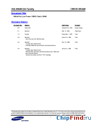 Datasheet K6L0908C2A-GP70 manufacturer Samsung