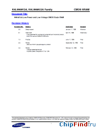 Datasheet K6L0908V2A-GD70 manufacturer Samsung