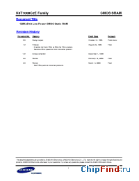 Datasheet K6T1008C2E-RB70 manufacturer Samsung