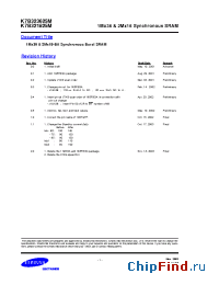 Datasheet K7A323600M-QC(I)25/20/14 manufacturer Samsung