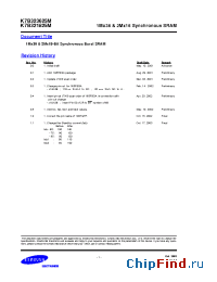 Datasheet K7B321825M-HC75 manufacturer Samsung