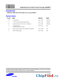 Datasheet K7M803625B-QI85 manufacturer Samsung