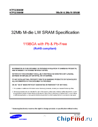 Datasheet K7P323666M-H(G)C30 manufacturer Samsung