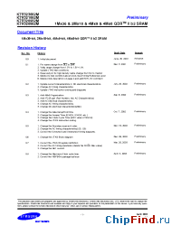 Datasheet K7R320982M-FC20 manufacturer Samsung