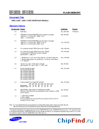 Datasheet K9F1208D0A-P производства Samsung