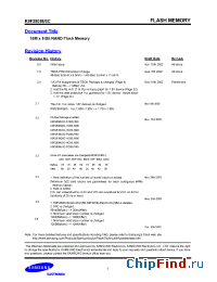 Datasheet K9F2808U0C-PIB0 manufacturer Samsung