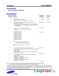 Datasheet K9F2816U0C-PIB0 manufacturer Samsung