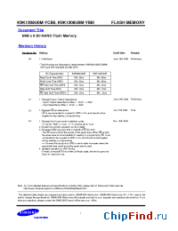 Datasheet K9K1208U0M-YIB0 производства Samsung