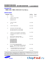Datasheet K9K2G08U0M-FIB0 производства Samsung