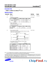 Datasheet K9S1208V0 manufacturer Samsung