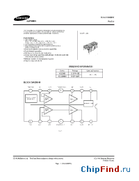 Datasheet KA2206 manufacturer Samsung