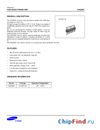 Datasheet KA22067 manufacturer Samsung