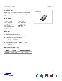Datasheet KA22425D manufacturer Samsung