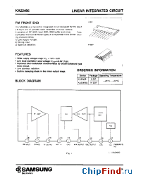 Datasheet KA22495D manufacturer Samsung