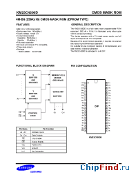 Datasheet KM23C4200D-8 manufacturer Samsung