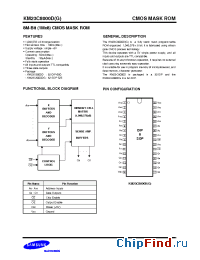 Datasheet KM23C8000DG-15 manufacturer Samsung