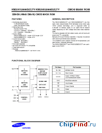 Datasheet KM23S32000DETY manufacturer Samsung