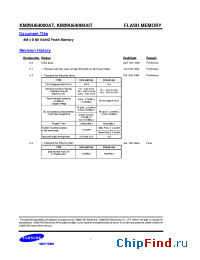 Datasheet KM29U64000AIT manufacturer Samsung