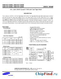 Datasheet KM416C1200B manufacturer Samsung