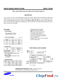 Datasheet KM44C16104BK manufacturer Samsung
