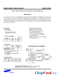 Datasheet KM44C16104CK manufacturer Samsung