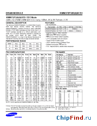Datasheet KM44V16004CS manufacturer Samsung