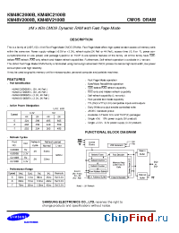 Datasheet KM48C2000B manufacturer Samsung