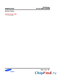 Datasheet KM48S32230AT-FA manufacturer Samsung