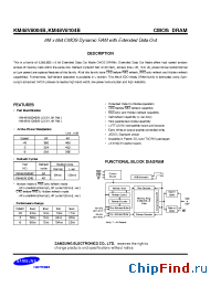 Datasheet KM48V8004B manufacturer Samsung