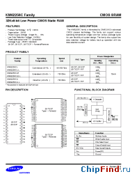 Datasheet KM62256CLGI-10 производства Samsung