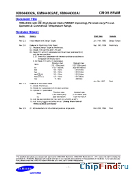 Datasheet KM644002AE-15 manufacturer Samsung