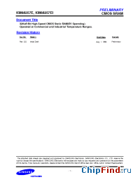 Datasheet KM68257EI-10 manufacturer Samsung