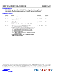 Datasheet KM684002-20 производства Samsung