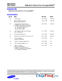 Datasheet KM718V947H manufacturer Samsung