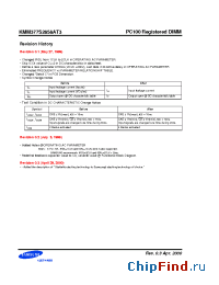 Datasheet KMM377S2858AT3-GH manufacturer Samsung