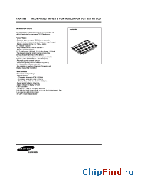Datasheet KS0076B manufacturer Samsung