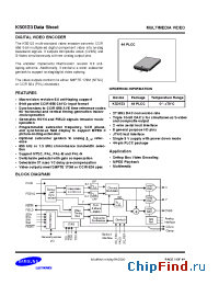 Datasheet KS0123 manufacturer Samsung
