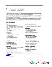 Datasheet KS57C2202 manufacturer Samsung