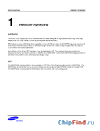 Datasheet KS57C3204 manufacturer Samsung