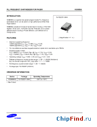 Datasheet KS8808AD manufacturer Samsung