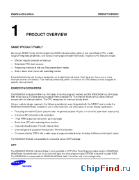 Datasheet KS88C8324 manufacturer Samsung