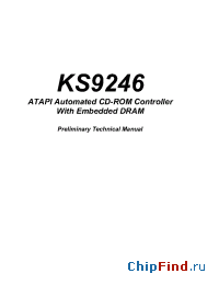 Datasheet KS9246 manufacturer Samsung
