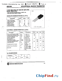 Datasheet KSC1674 manufacturer Samsung