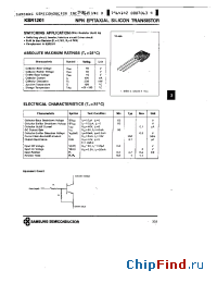 Datasheet KSR1201 manufacturer Samsung