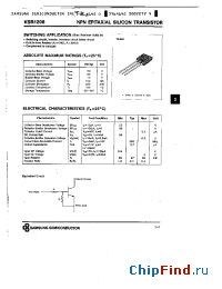 Datasheet KSR1208 manufacturer Samsung