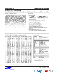 Datasheet M366S0424CTL manufacturer Samsung