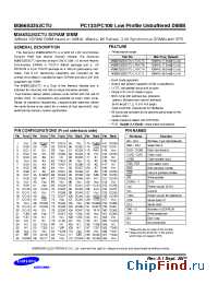 Datasheet M366S3253CTU-L1L manufacturer Samsung