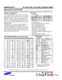 Datasheet M366S3253DTU-L7C производства Samsung