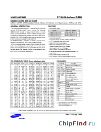 Datasheet M366S3323MT0-C80 manufacturer Samsung