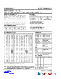 Datasheet M372F3200DJ3-C manufacturer Samsung